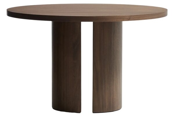 Kave Home Ořechový jídelní stůl Nealy Ø120 cm