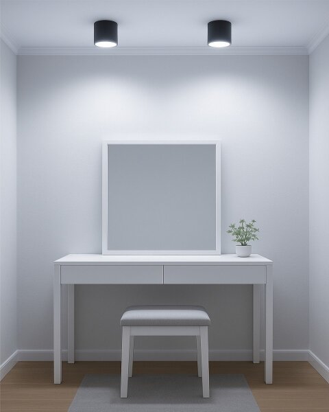 LED Bodové svítidlo LED/10W/230V 3000/4000/6400K pr. 12 cm černá