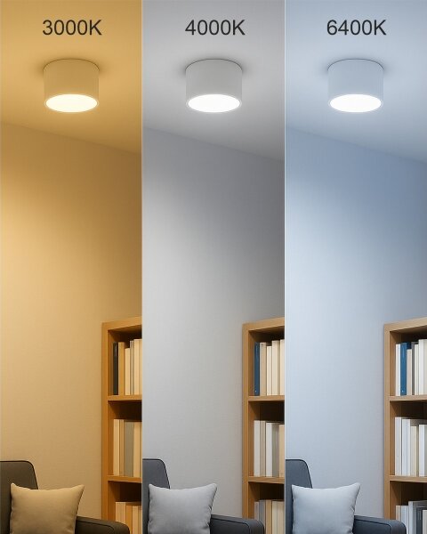 LED Bodové svítidlo LED/10W/230V 3000/4000/6400K pr. 12 cm bílá
