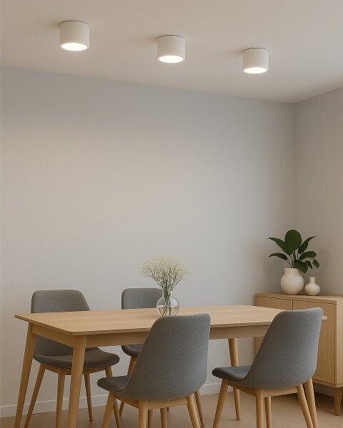 LED Bodové svítidlo LED/10W/230V 3000/4000/6400K pr. 12 cm bílá