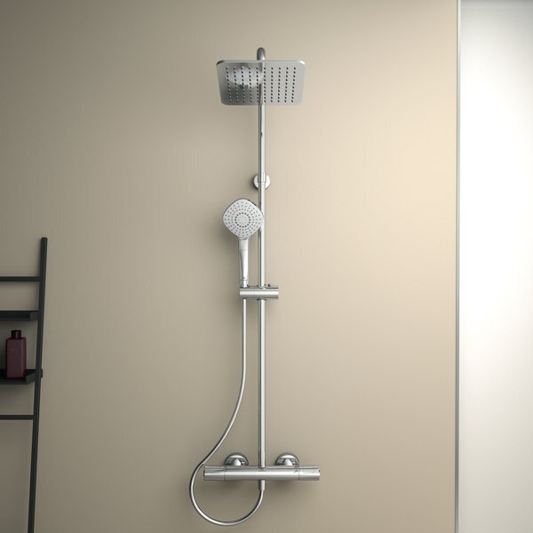 Ideal Standard CeraTherm T100 - Sprchový termostatický systém nástěnný, chrom A7240AA