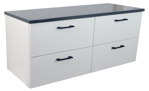 Comodo Koupelnová skříňka pod deskové umyvadlo Agria NEW W 120-HD - bílá/antracit