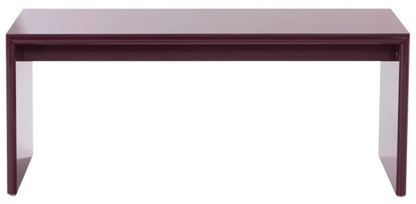 Jotex Tmavě červený konferenční stolek OIA 100 x 44 cm