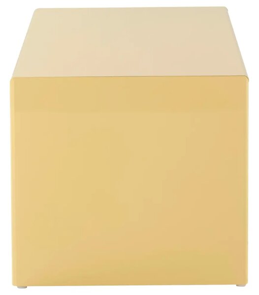Jotex Žlutý konferenční stolek OIA 100 x 44 cm
