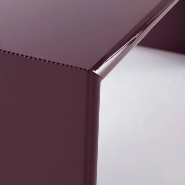 Jotex Tmavě červený konferenční stolek OIA 100 x 44 cm