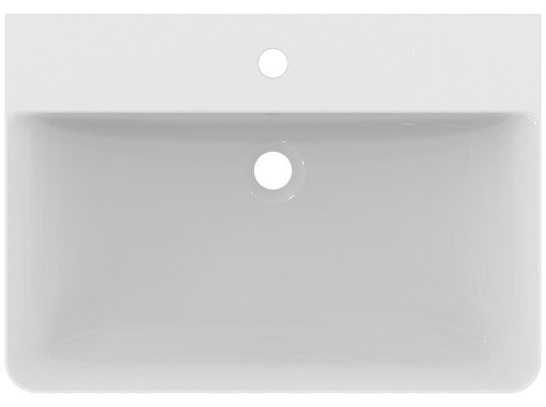 Ideal Standard Connect Air - Umyvadlo CUBE 650x460 mm, s přepadem, bílá E074101