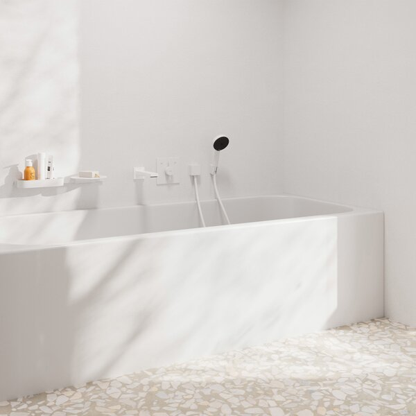 Hansgrohe DuoTurn E Baterie pod omítku pro 2 spotřebiče, matná bílá 75417700