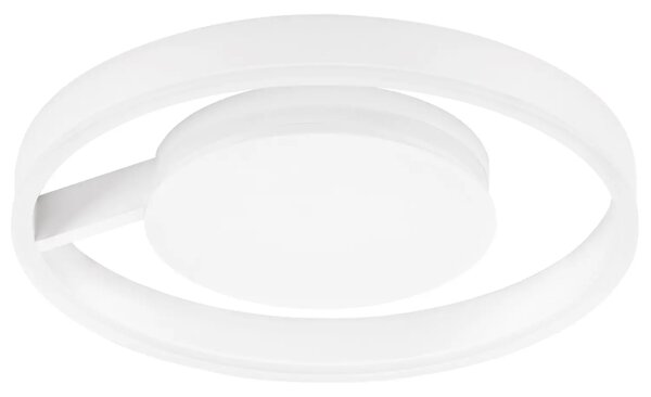 Nova Luce Bílé kovové stropní LED světlo Siena 40 cm