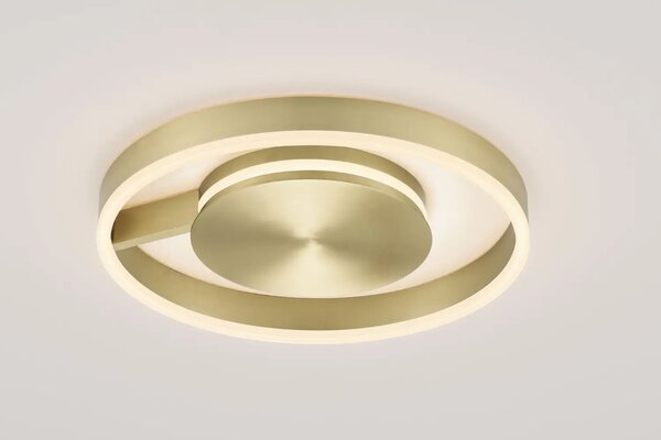 Nova Luce Zlaté kovové stropní LED světlo Siena 40 cm