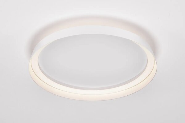 Nova Luce Bílé kovové stropní LED světlo Ormi 45 cm