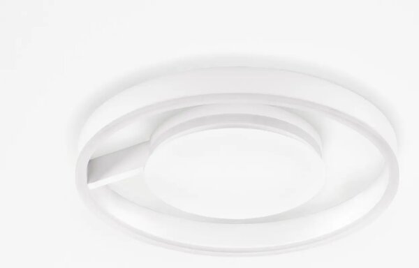 Nova Luce Bílé kovové stropní LED světlo Siena 40 cm