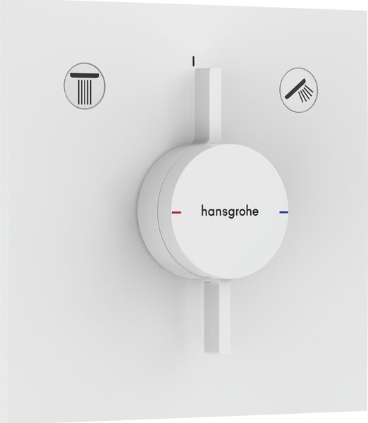 Hansgrohe DuoTurn E Baterie pod omítku pro 2 spotřebiče, matná bílá 75417700