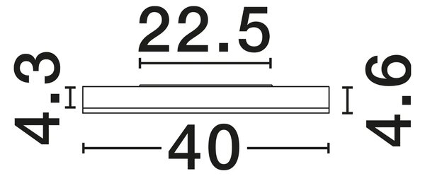 Nova Luce Zlaté kovové stropní LED světlo Siena 40 cm