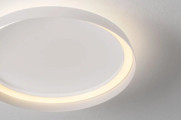 Nova Luce Bílé kovové stropní LED světlo Ormi 45 cm