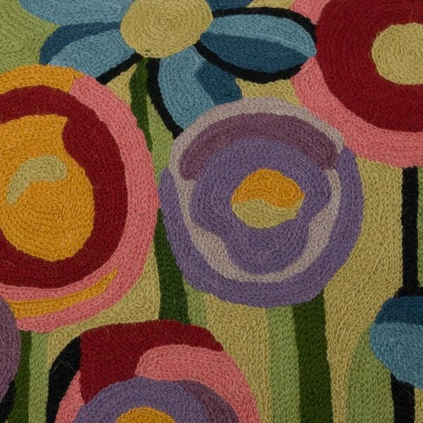 Povlak ART WOOL garden multi 45 x 45 cm