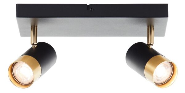 Brilliant - LED Bodové svítidlo VIGOLO 2xGU10/5W/230V černá/zlatá