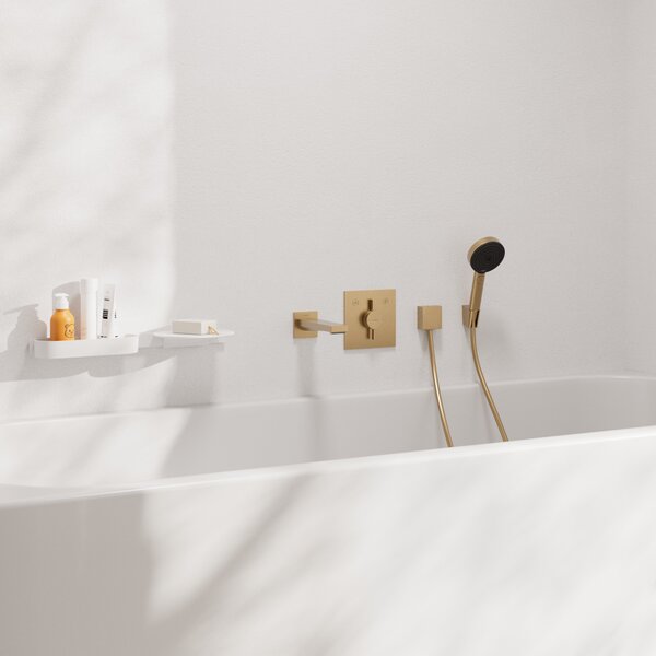 Hansgrohe Tecturis E Vanový výtok, kartáčovaný bronz 73410140