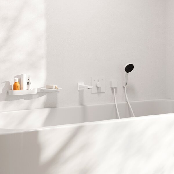 Hansgrohe Tecturis E Vanový výtok, matná bílá 73410700