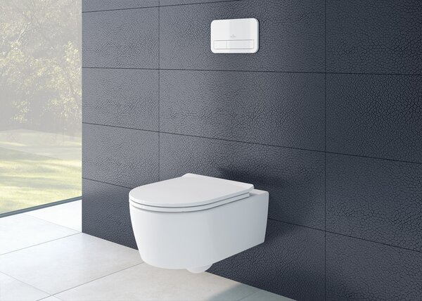 Villeroy & Boch Soul - Závěsné WC se sedátkem SoftClose, alpská bílá 4656HR01