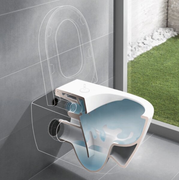 Villeroy & Boch Soul - Závěsné WC se sedátkem SoftClose, alpská bílá 4656HR01