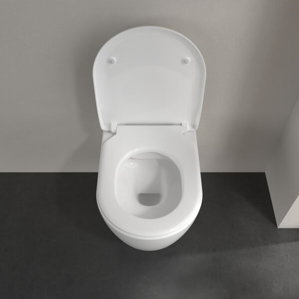 Villeroy & Boch Soul - Závěsné WC se sedátkem SoftClose, alpská bílá 4656HR01