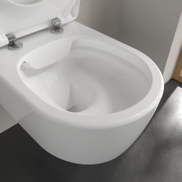 Villeroy & Boch Soul - Závěsné WC se sedátkem SoftClose, alpská bílá 4656HR01