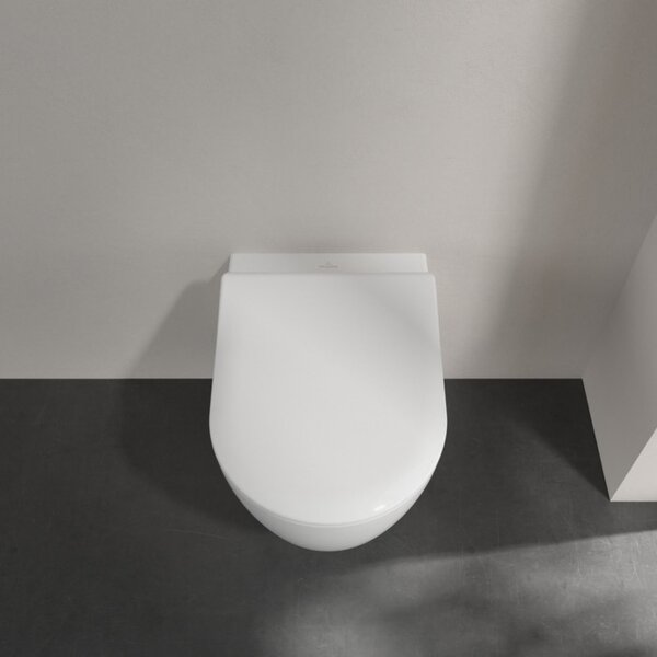 Villeroy & Boch Soul - Závěsné WC se sedátkem SoftClose, alpská bílá 4656HR01