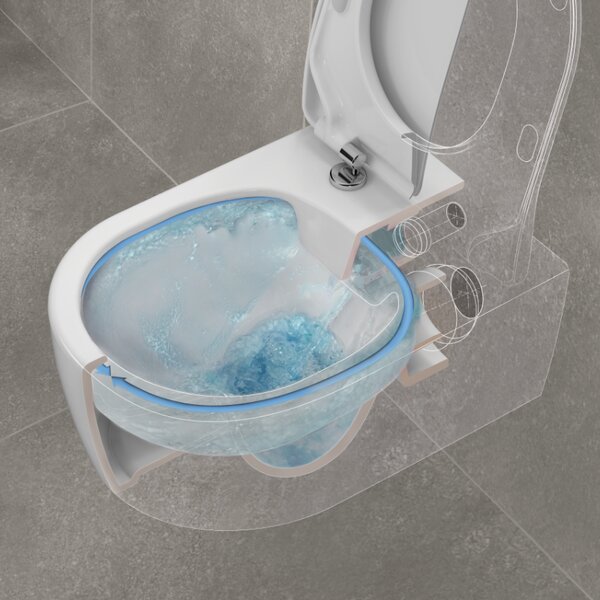 Villeroy & Boch Soul - Závěsné WC se sedátkem SoftClose, alpská bílá 4656HR01