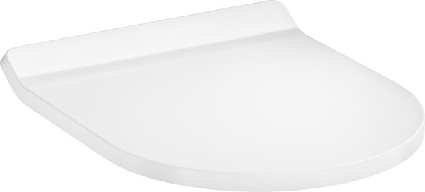 Hansgrohe EluPura S WC sedátko a kryt s upevněním nahoře, SoftClose a QuickRelease, Slim, bílá 60200450