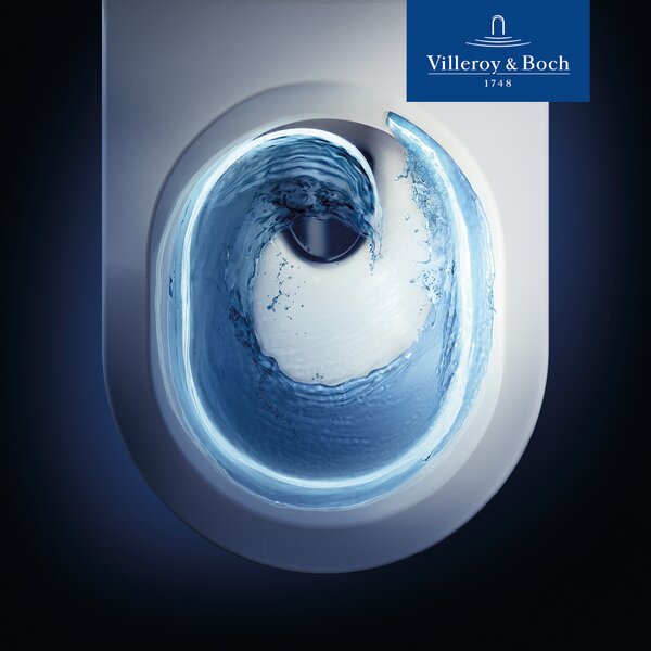 Villeroy & Boch Architectura Combi-Pack - SET závěsné WC TwistFlush[e³] + sedátko SoftClosing, alpská bílá 4694CL01