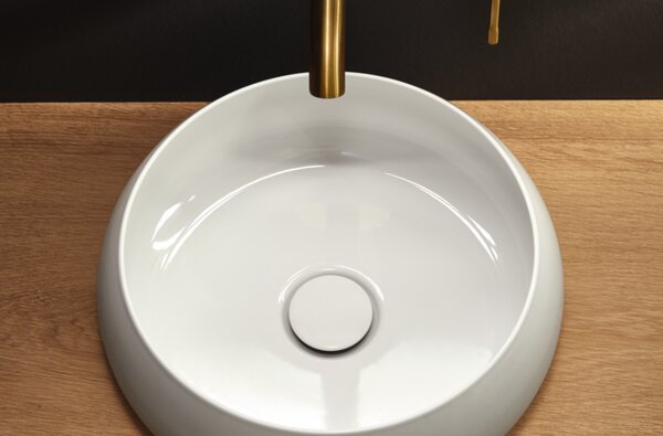 BetteCraft - Umyvadlová mísa Ø 350 mm, BetteGlasur Plus, Ebony matná A240-035PW