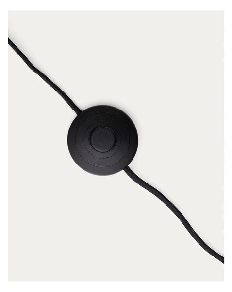 Černá stojací lampa (výška 147 cm) Manie – Kave Home