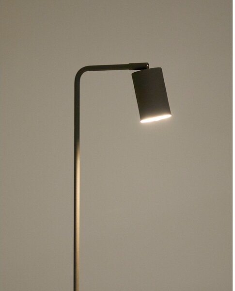 Černá stojací lampa (výška 147 cm) Manie – Kave Home