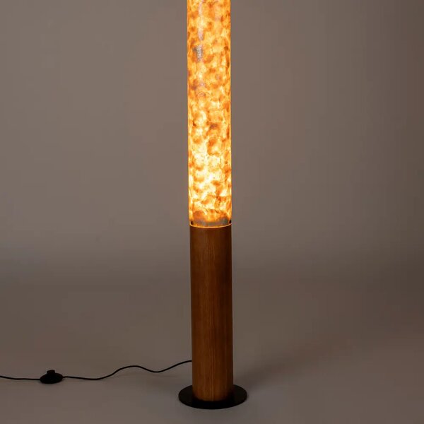 Dutchbone Béžová stojací lampa BEAM 150 cm
