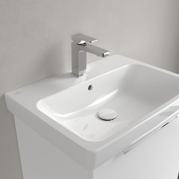 Villeroy & Boch Architectura - Umyvadlo 600x445mm s přepadem, broušené, alpská bílá 4A876G01