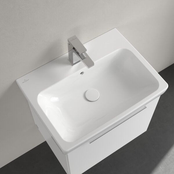Villeroy & Boch Architectura - Umyvadlo 600x445mm s přepadem, broušené, alpská bílá 4A876G01