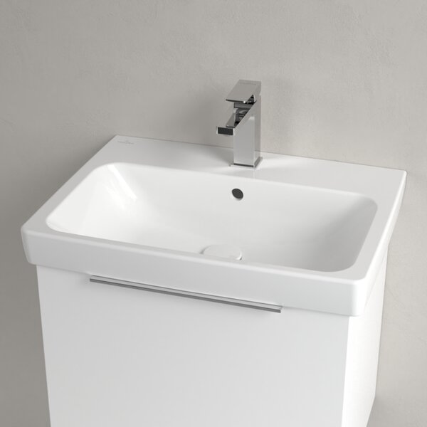 Villeroy & Boch Architectura - Umyvadlo 600x445mm s přepadem, broušené, alpská bílá 4A876G01