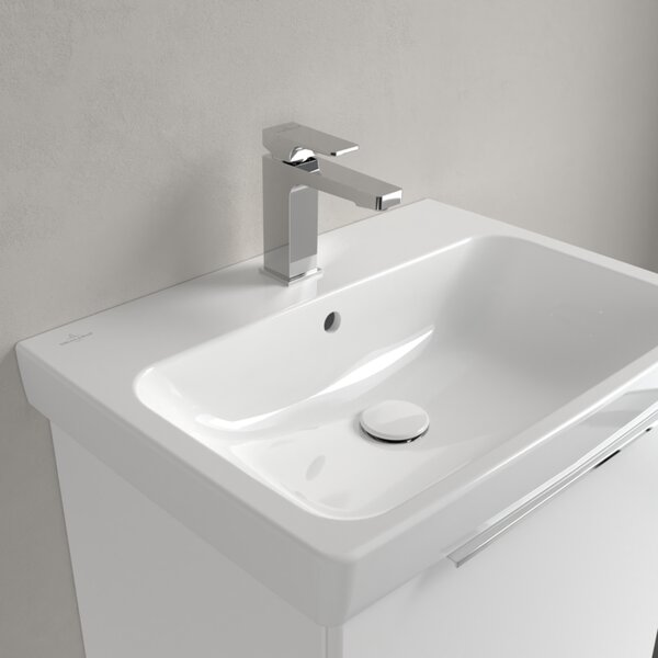 Villeroy & Boch Architectura - Umyvadlo 600x445mm s přepadem, alpská bílá 4A876001