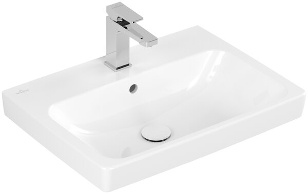 Villeroy & Boch Architectura - Umyvadlo 600x445mm s přepadem, broušené, alpská bílá 4A876G01