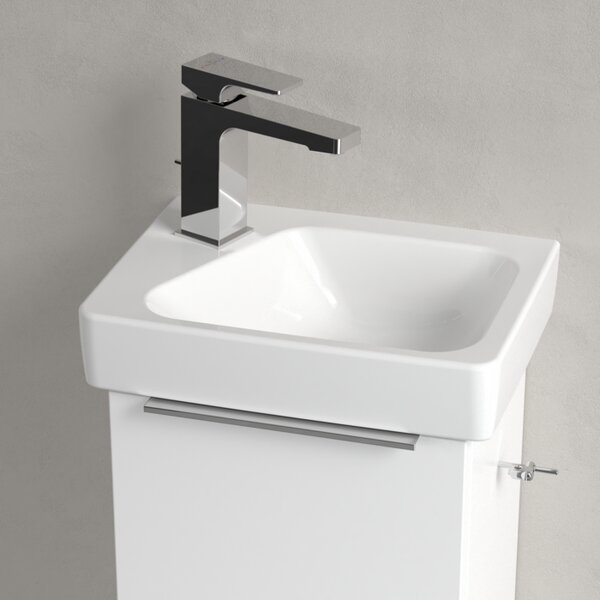 Villeroy & Boch Architectura - Umývátko 360x260mm s přepadem, pravé, alpská bílá 43853601