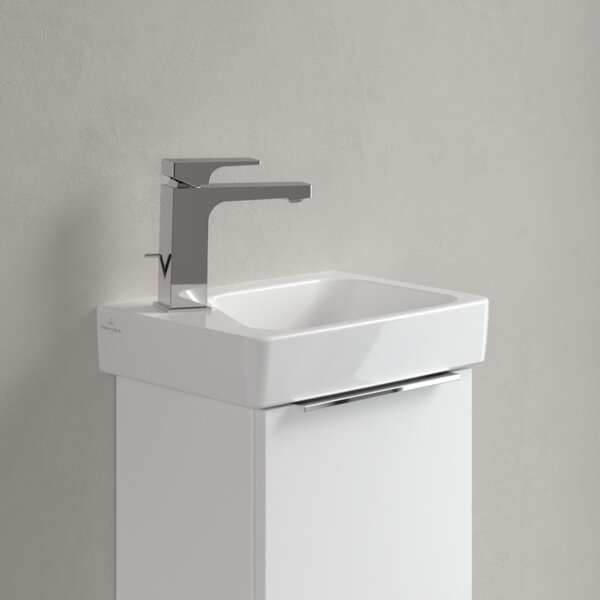 Villeroy & Boch Architectura - Umývátko 360x260mm s přepadem, pravé, alpská bílá 43853601