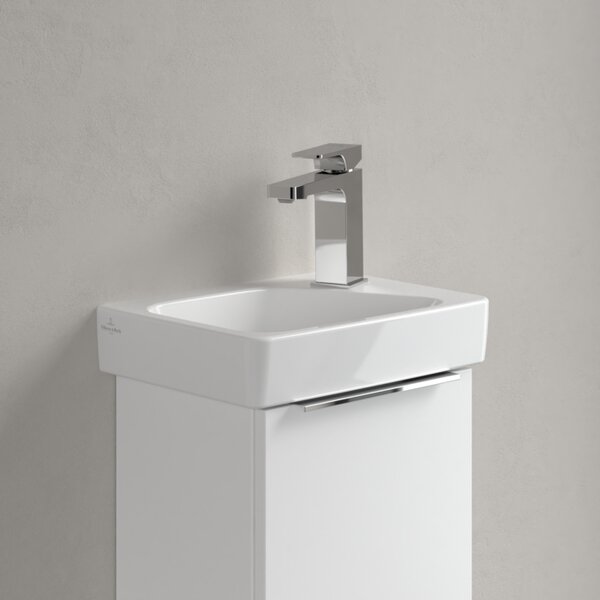 Villeroy & Boch Architectura - Umývátko 360x260mm s přepadem, levé, alpská bílá 43863601