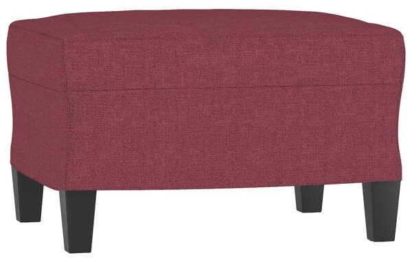 Křeslo s podnožkou vínové 60 cm textil 3201149