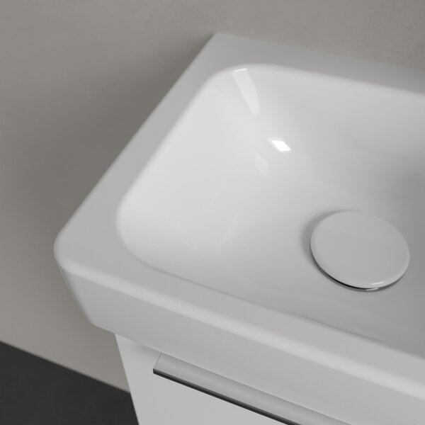 Villeroy & Boch Architectura - Umývátko 360x260mm s přepadem, levé, alpská bílá 43863601