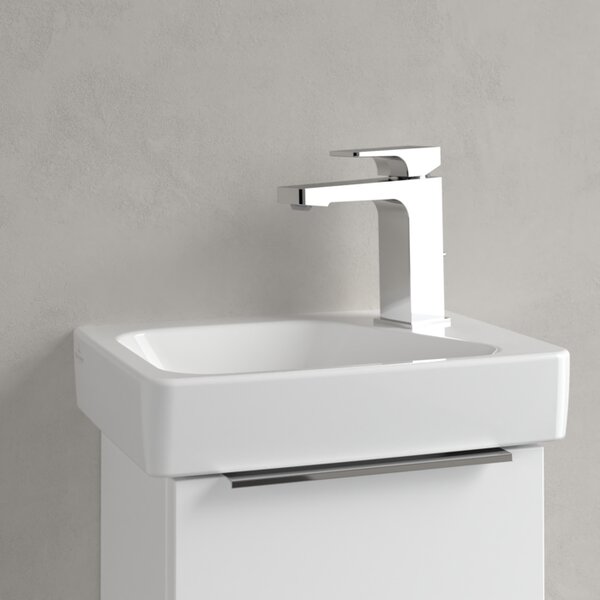 Villeroy & Boch Architectura - Umývátko 360x260mm s přepadem, levé, alpská bílá 43863601