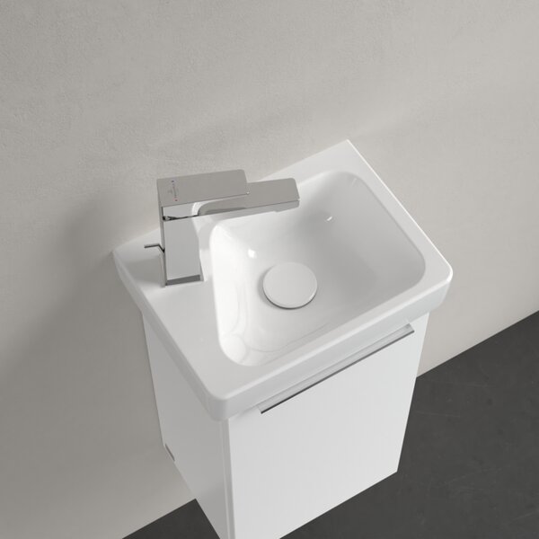 Villeroy & Boch Architectura - Umývátko 360x260mm s přepadem, pravé, alpská bílá 43853601