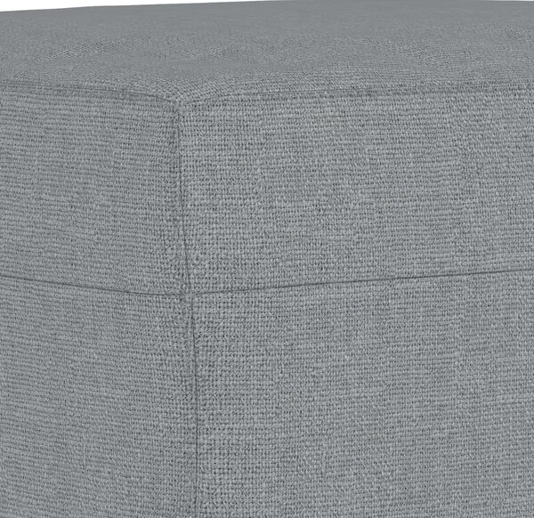 3dílná sedací souprava s poduškami světle šedá textil 3201314