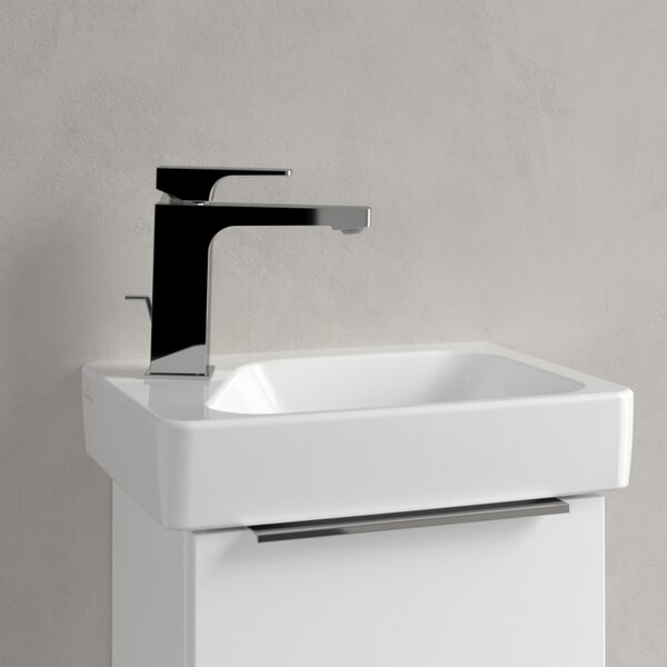 Villeroy & Boch Architectura - Umývátko 360x260mm s přepadem, pravé, alpská bílá 43853601