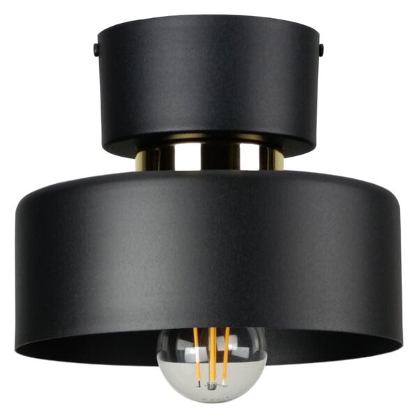Stropní svítidlo IGNIA 1xE27/60W/230V černá/zlatá