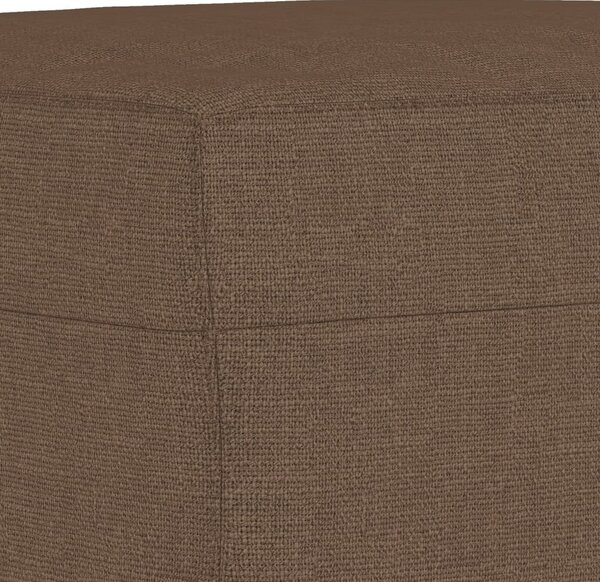 3dílná sedací souprava s poduškami hnědá textil 3201317